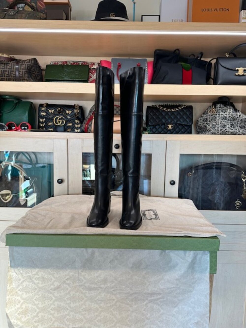 Gucci Over The Knee Black Boots Brand new size 38 - Picture 5 of 7